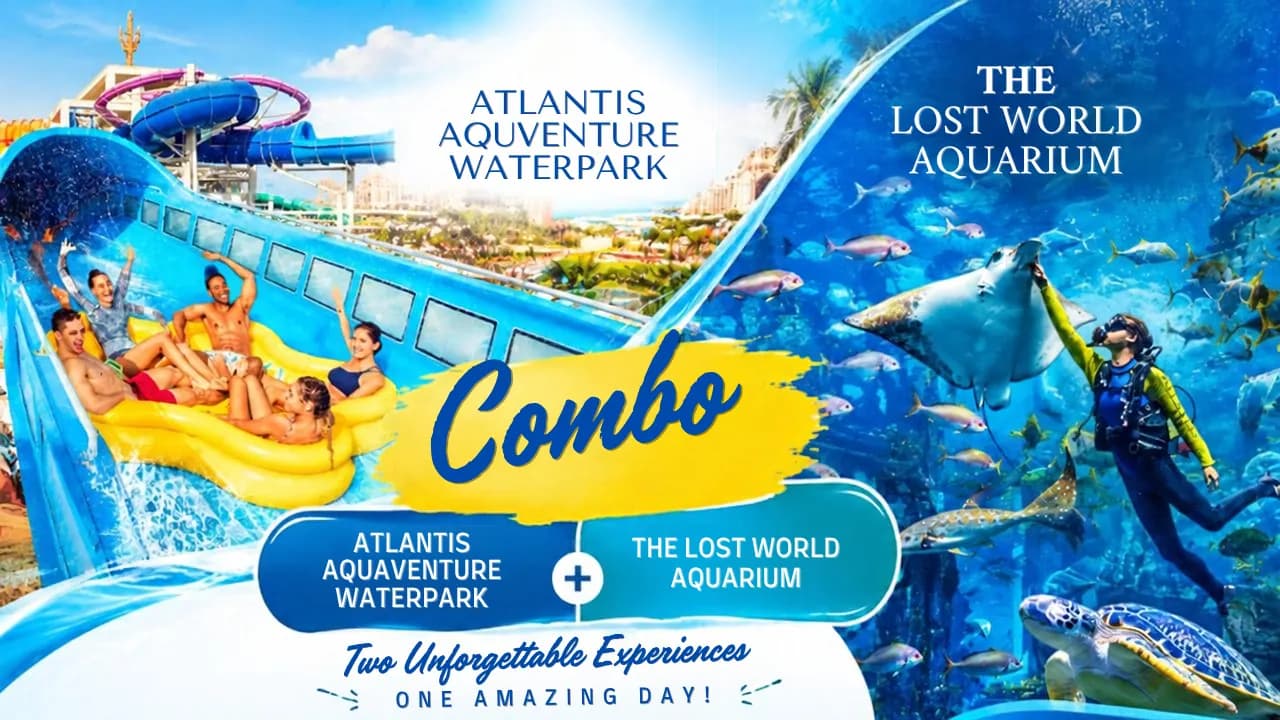 Atlantis Aquaventure Waterpark + Lost World Aquarium