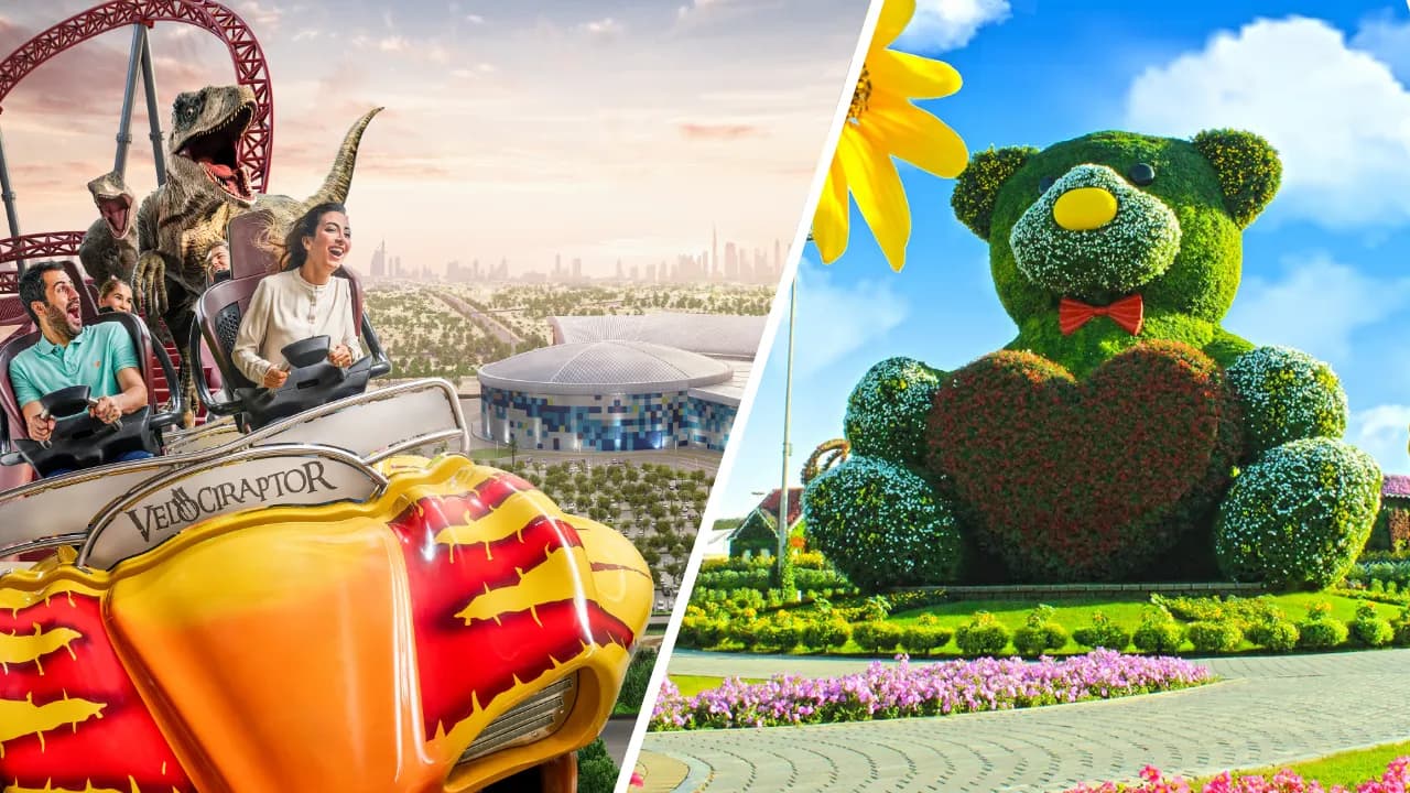 IMG Worlds of Adventure to Dubai Miracle Garden- COMBO TICKET