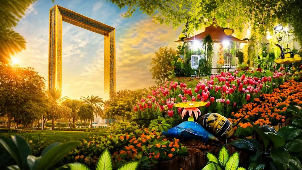 Dubai Frame × Dubai Butterfly Garden