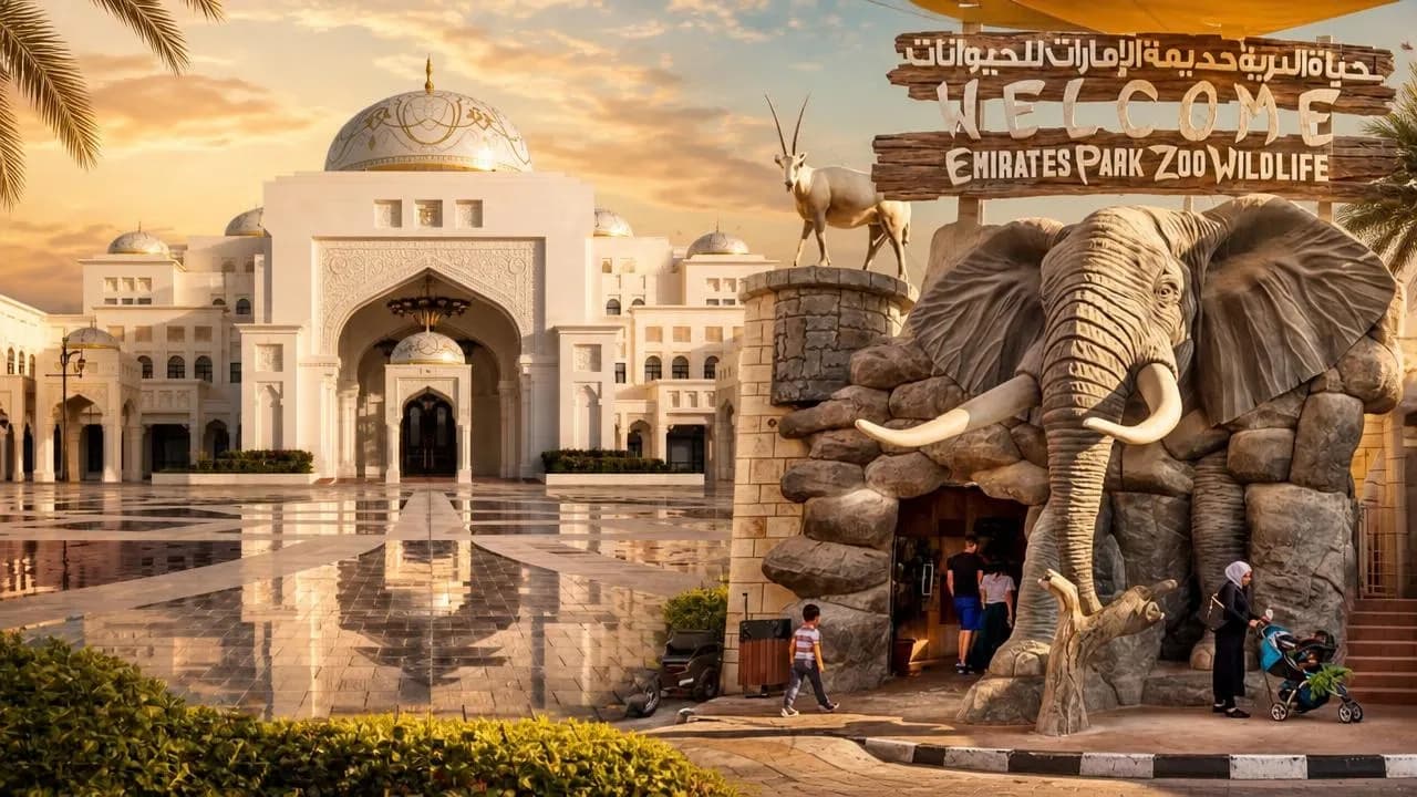 Qasr Al Watan + Emirates Park Zoo